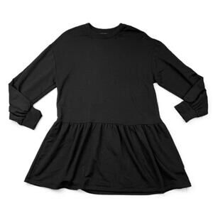 Sanctuary Women's Black Ruffle Casual Mini Dress Size M
